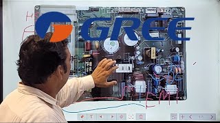 Gree Dc inverter ac E6 H5 LC L3 E7 error outdoor pcb Dc inverter ac pcb training cclass Babar