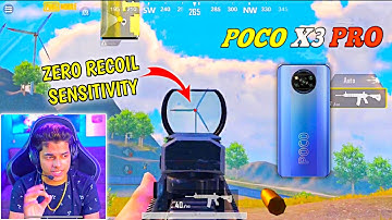 🔥 POCO X3 PRO BEST SENSITIVITY | PUBG MOBILE ZERO RECOIL SENSITIVITY #pubgmobile #pocox3pro