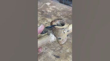 Handmade a Simple trigger mechanism # Craft idea # DIY # Bamboo creative # Bamboo Craft