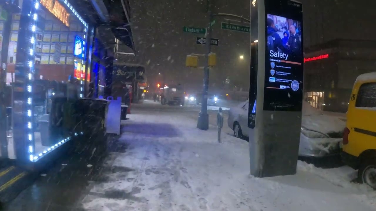 02/08/2025 New York City Snow Storm 3 to 6 Inch.