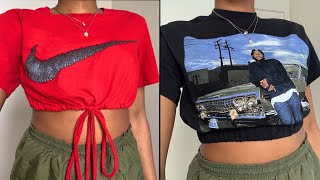 How To Make a Cropped Top (TWO WAYS)