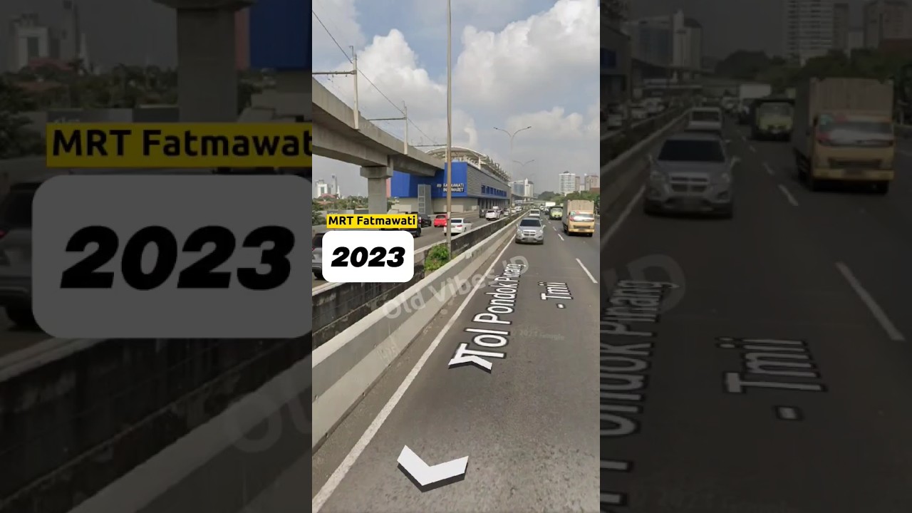 Stasiun MRT Fatmawati Dari Waktu ke Waktu. 