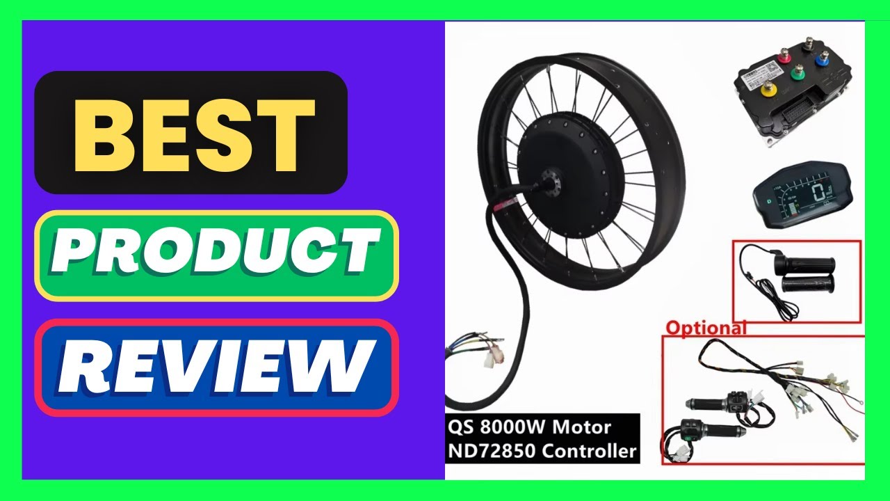 NBpower/QS273 V3 72v 8000W Fat Ebike kit 150mm Dropout Electric Snow