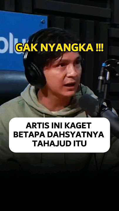 ARTIS INI KAGET DAHSYATNYA TAHAJUD 🥹‼️