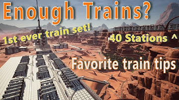 Satisfactory gives me new childhood memory | Megamodular railway hub