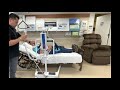 How to use a fullelectric hoyer patient lift by horton  converse