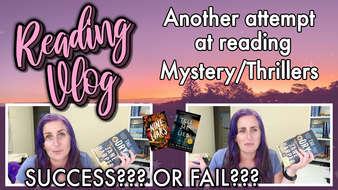 Reading Vlog | Another Attempt at reading Mystery/Thrillers - YouTube