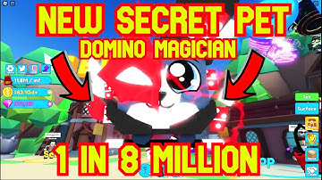DOMINO MAGICIAN NEW SECRET PET, 1 IN 8 MILLION | ROBLOX MINING SIMULATOR 2