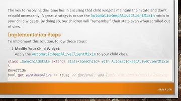 Optimizing SliverChildListDelegate in Flutter: A Guide to Lazy Loading and State Management