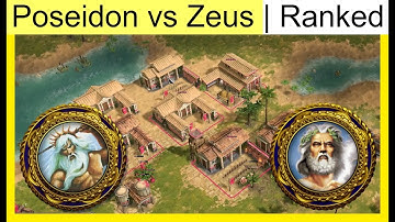 Poseidon vs Zeus | 1v1 Ranked | Age of Mythology