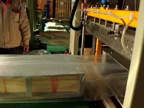 Automatic thermal shrinking packing machine for panel,box,profile