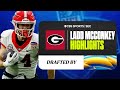 Ladd McConkey Georgia Highlights | No. 34 Overall to Chargers | CBS Sports