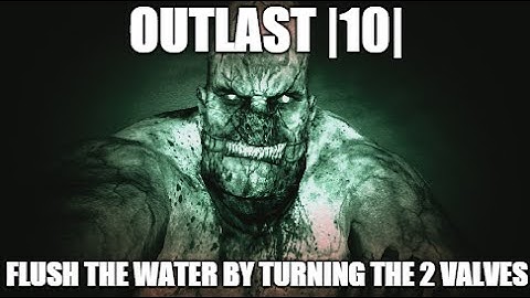 |10| - Flush The Water By Turning The 2 Valves