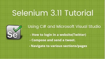 8. Selenium 2018 Tutorial using C# Visual Studio: How to Login Twitter using Automation.