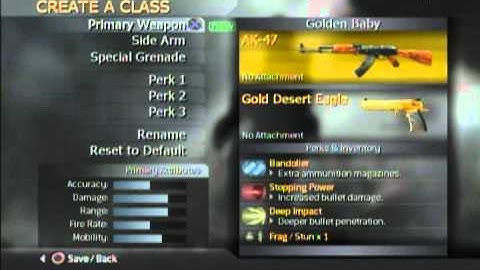 My CoD4 Create A Class Video