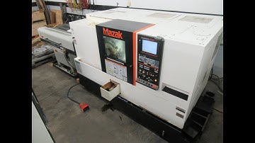 Mazak Quick Turn Smart 200 (QTS-200) 2-Axis CNC Turning Center with Barfeed & More!