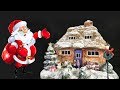 DIY Miniature Christmas House using cardboard and Das clay