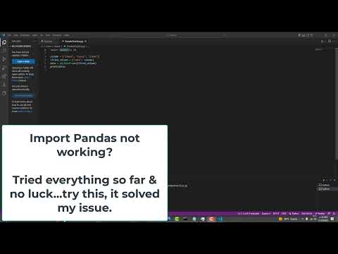 Video: Šta je import panda u Pythonu?