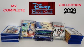 My Complete Disney Movie Club Collection 2023 Blu Ray 4K Steelbooks