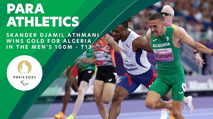 Athmani Wins Gold Medal In Men's 100m T13 🇩🇿| Paralympic Games