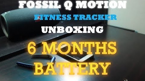 Fossil Q Motion - Unboxing
