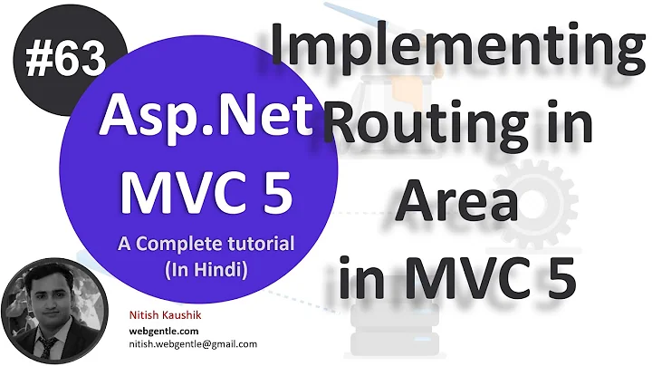 (#63) Routing in Area in mvc 5 | mvc tutorial for beginners in .net c# | MVC By Nitish