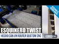 DESCARGA EL DISEÑO GRATIS- MUEBLE ESQUINERO TWIST HECHO EN AGLOMERADO CON UN ROUTER CNC | QUSTOM CNC