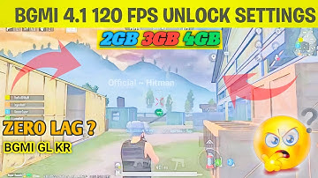 bgmi 4.1 lag fix config 2gb 3gb 4gb Ram Lag fix 1000% iphone feel smoothness lag fix Super Smooth 🥵
