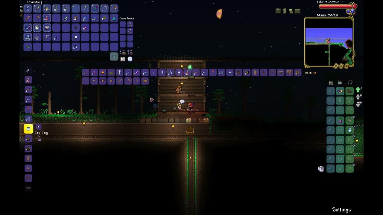 Another 2 hours of Left-handed Terraria gameplay (ft. Eye of Cthulhu ...