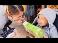 Surprised my little brother Leo | Christmas Mood | Gift Shopping of the Protsenko Family