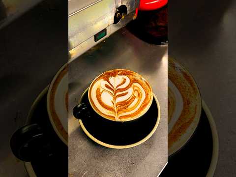 [barista Shojol newblog] frame Rosetta 🌸Latte Art | Coffee Art #baristalife #barista #art