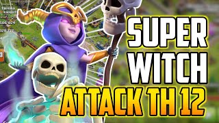 SIMPEL ! Serangan Moster Kerangka Penyihir Super TH 12 COC INDONESIA | UPDATE TH 12 Attack Strategy