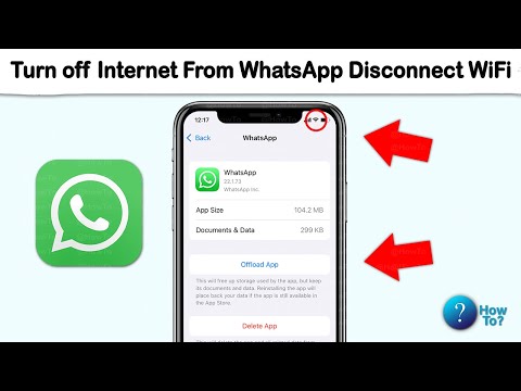 Turn off Internet From WhatsApp Disconnect internet 2022 - offload apps