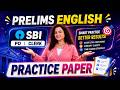 🔥Prelims English Mock | SBI PO/Clerk English Preparation | Exam Focused 🚀 | By Rupam Ma'am