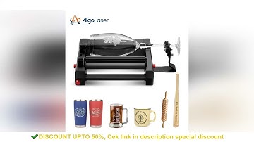 AlgoLase Laser Rotary Roller RR2 Laser Engraver Yaxis Roller 360° Rotating for 6-150mm Cylindrical O