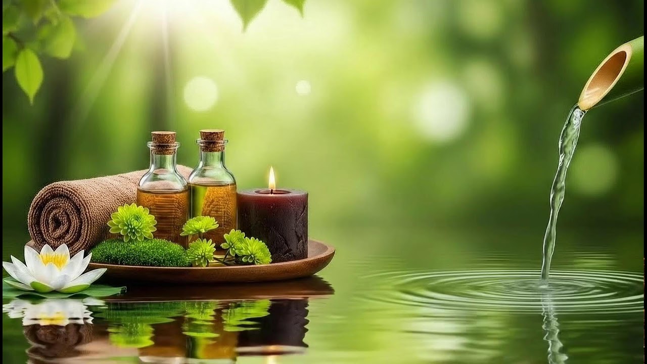 Water Calm Instruments Calming Piano & Gentle Water Sounds 🍃 Peaceful Music for Better Sleep ...