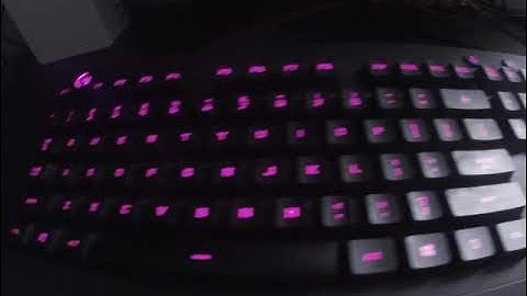 Logitech G213 typing test