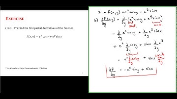 Partial Derivatives of Cos(y) and Sin(x)
