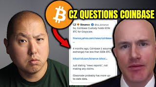 Binance CEO Questions Coinbase on Bitcoin Reserves (Is There Enough?)