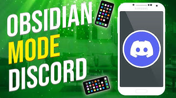 How To Get Obsidian Mode In Discord (Mobile)
