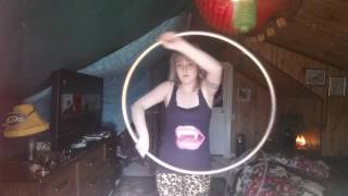 Slow practice hula hoop sesh