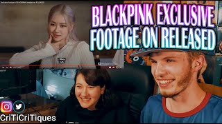 BLACKPINK EXCLUSIVE FOOTAGE ON RELEASED (COUPLE REACTION!)