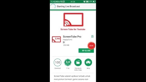 Live Broadcasting from my OPPO A1603 with ScreenTube-App