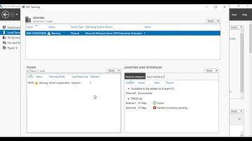 Configuring NIC Teaming for Hyper-V