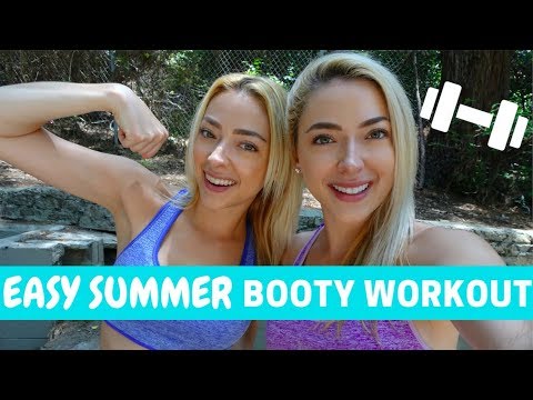 EASY SUMMER BOOTY WORKOUT | Nolan Twins - YouTube