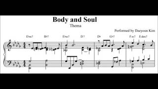 Video thumbnail of "[Ballad jazz piano] Body and Soul (sheet music)"