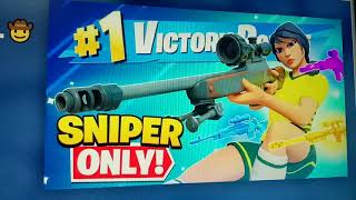 Fortnite SNIPER ONLY ROYAL Map Code (New SNIPER SOLO Fortnite Island)!