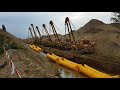 Crossing the river KOSINTHOS  by a 48 inch pipeline to TAP