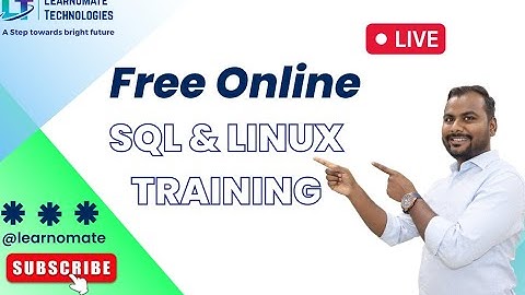 FREE SQL & LINUX TRAINING BY LEARNOMATE TECHNOLOGIES PVT. LTD.