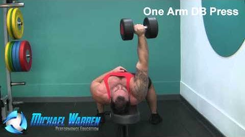 One-Arm Dumbbell Bench Press